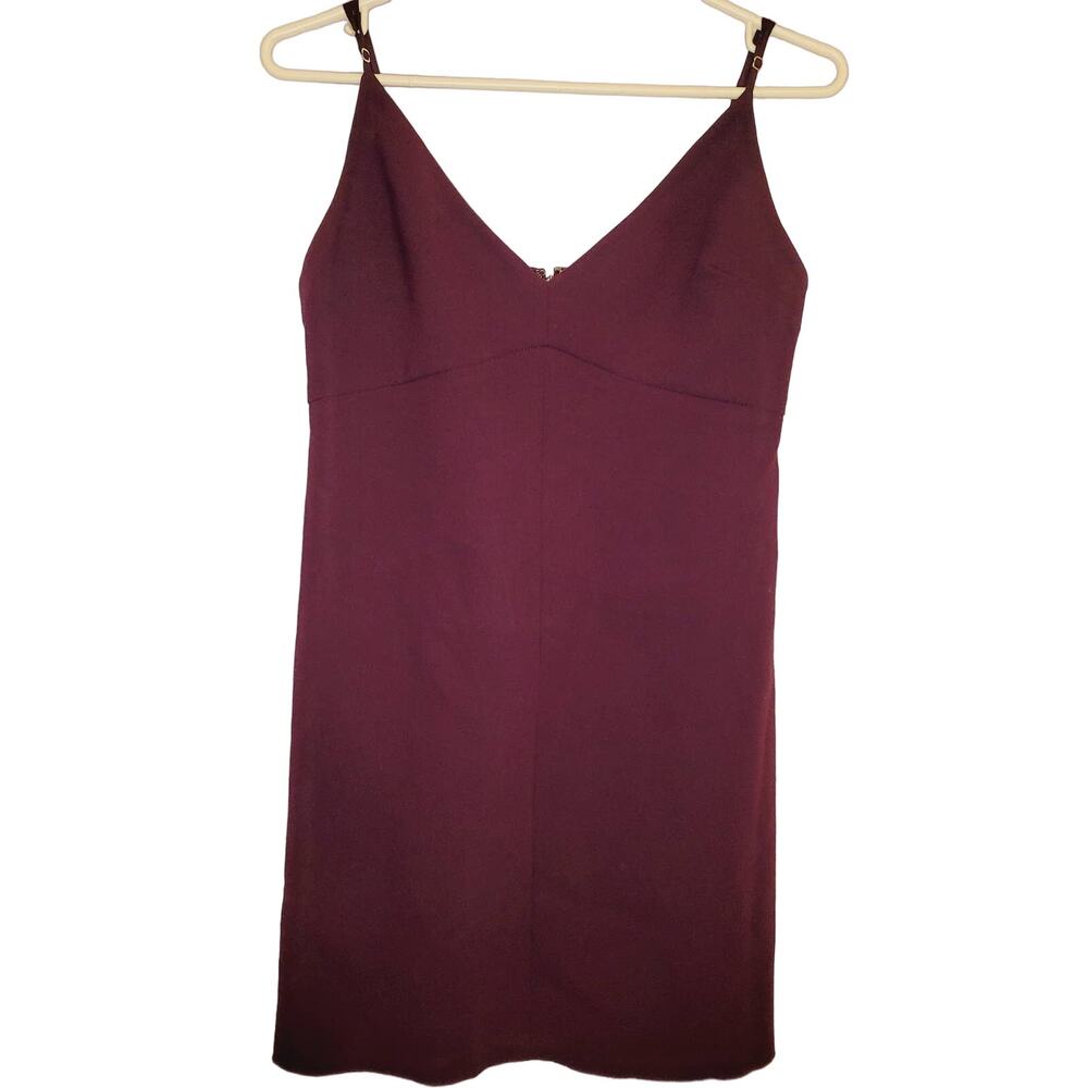 Wilfred Aritzia maroon red slip dress Size 8 minimal clean girl old money